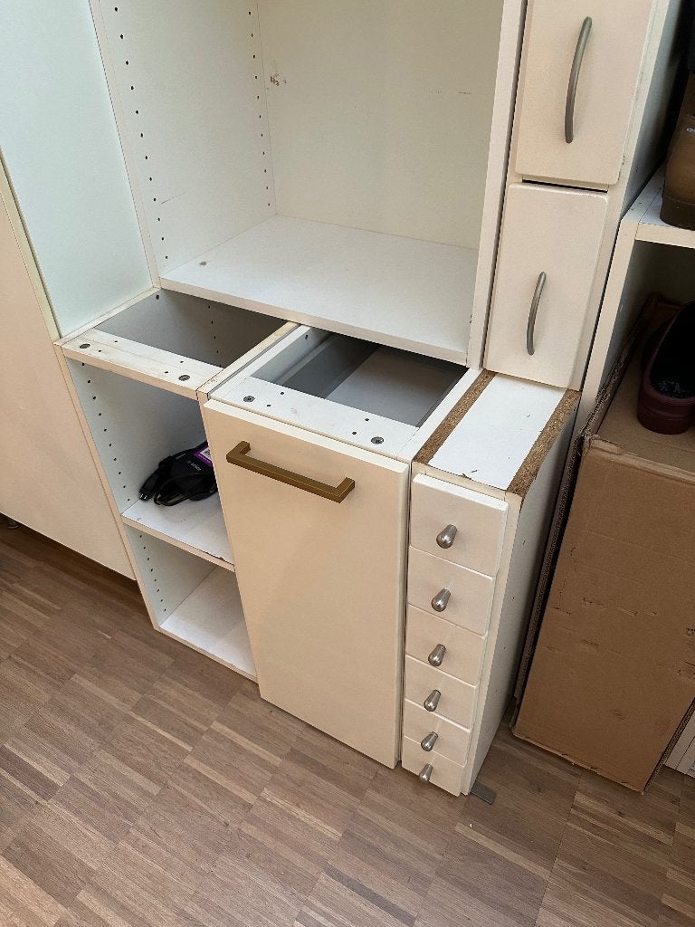 Ikea faktum Rationell keukenkasten # afmetingen onderdelen, Ophalen, Gebruikt, Wit