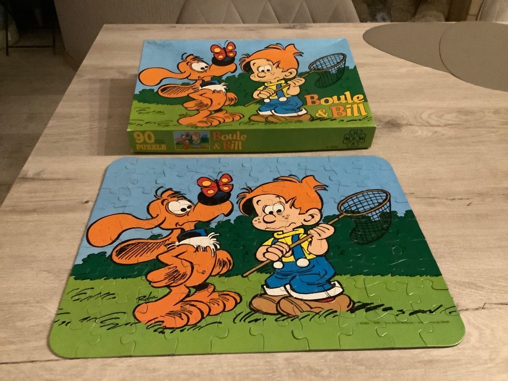Bollie en Billie puzzle (90 stuks), Ophalen of Verzenden, Overige figuren, Gebruikt, Overige typen