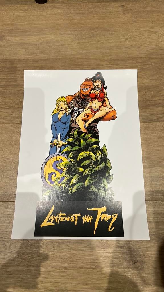 Affiche lanfeust van troy, Enlèvement ou Envoi, Neuf