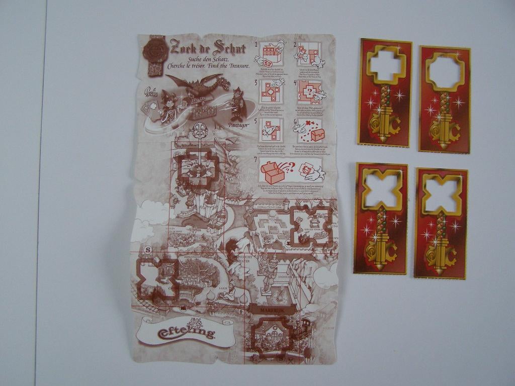 Souvenir d'Efteling « Trouvez le trésor », Enlèvement ou Envoi, Comme neuf, Autres types