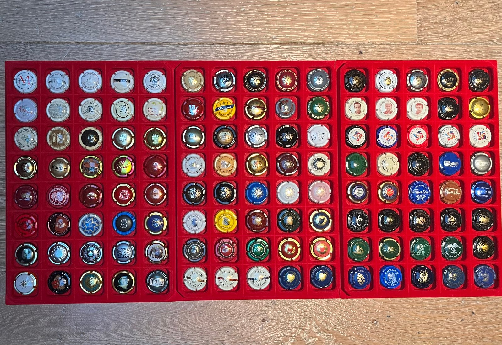 120 verschillende Champagnecapsules, Ophalen of Verzenden