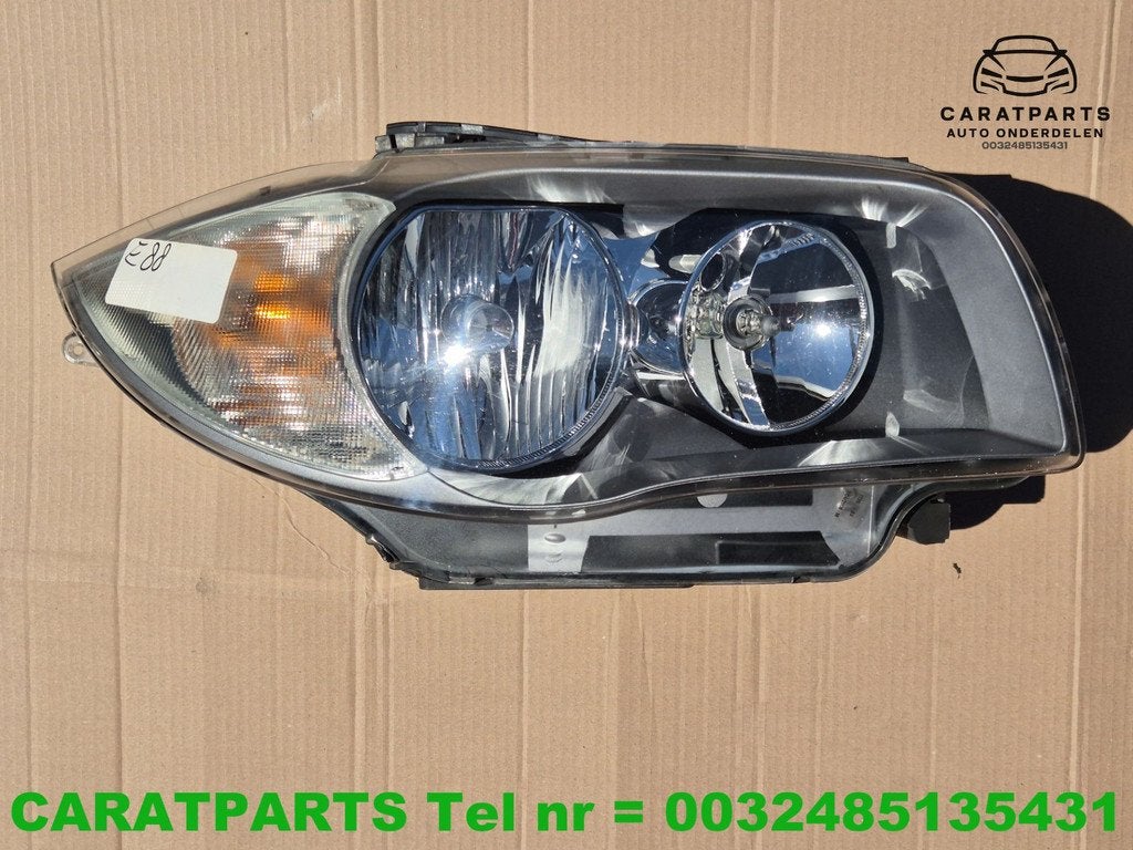 7193388 BMW E81 koplamp E87 koplamp E82 E88 koplamp 1 serie, Auto-onderdelen, Verlichting, BMW, Gebruikt