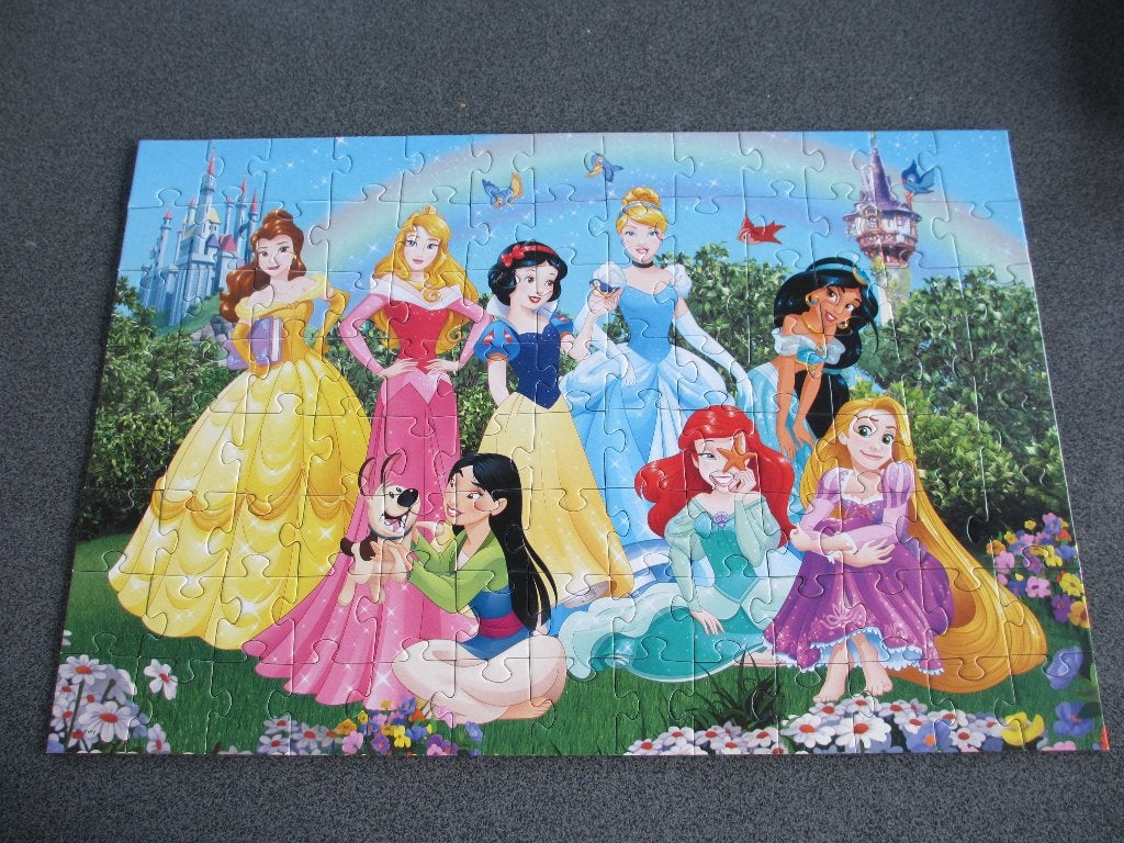 kinder puzzel, Ophalen, Meer dan 50 stukjes, Zo goed als nieuw, 4 tot 6 jaar