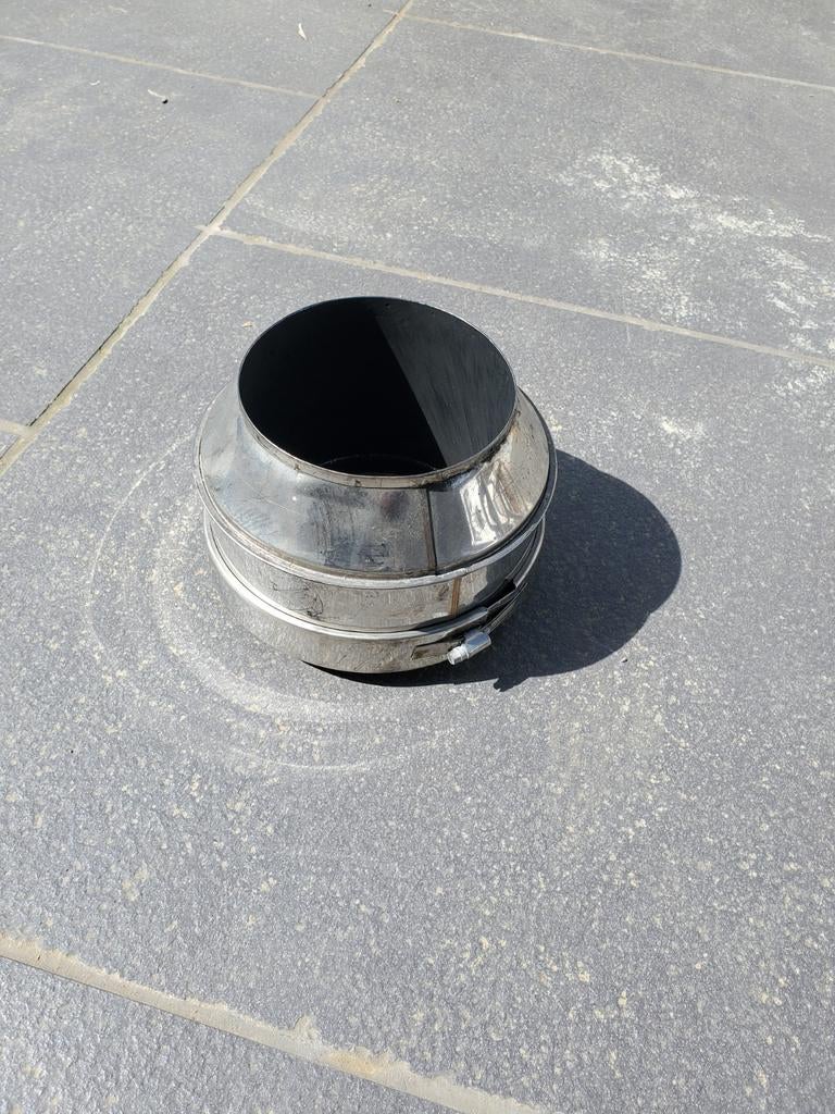 Cone de finition cheminée inox. double paroi, Enlèvement