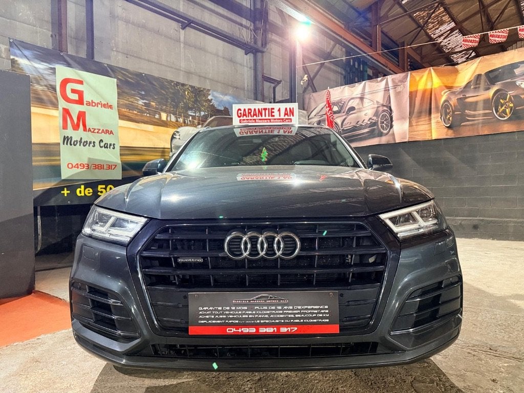 Audi Q5 Quattro 35TDI S-line Caméra Laser Toit pano Full, Cuir, Argent ou Gris, Achat, Euro 6