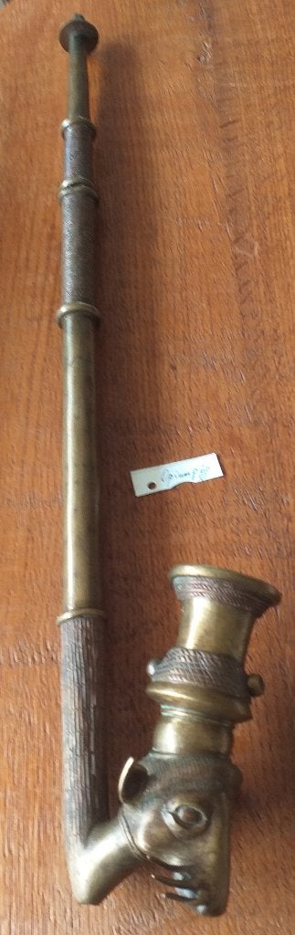 pipe à opium en bronze, Antiquités & Art, Enlèvement ou Envoi, Bronze