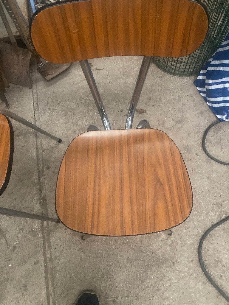 Chaise en Formica, Maison & Meubles, Enlèvement, Utilisé, Brun, Deux