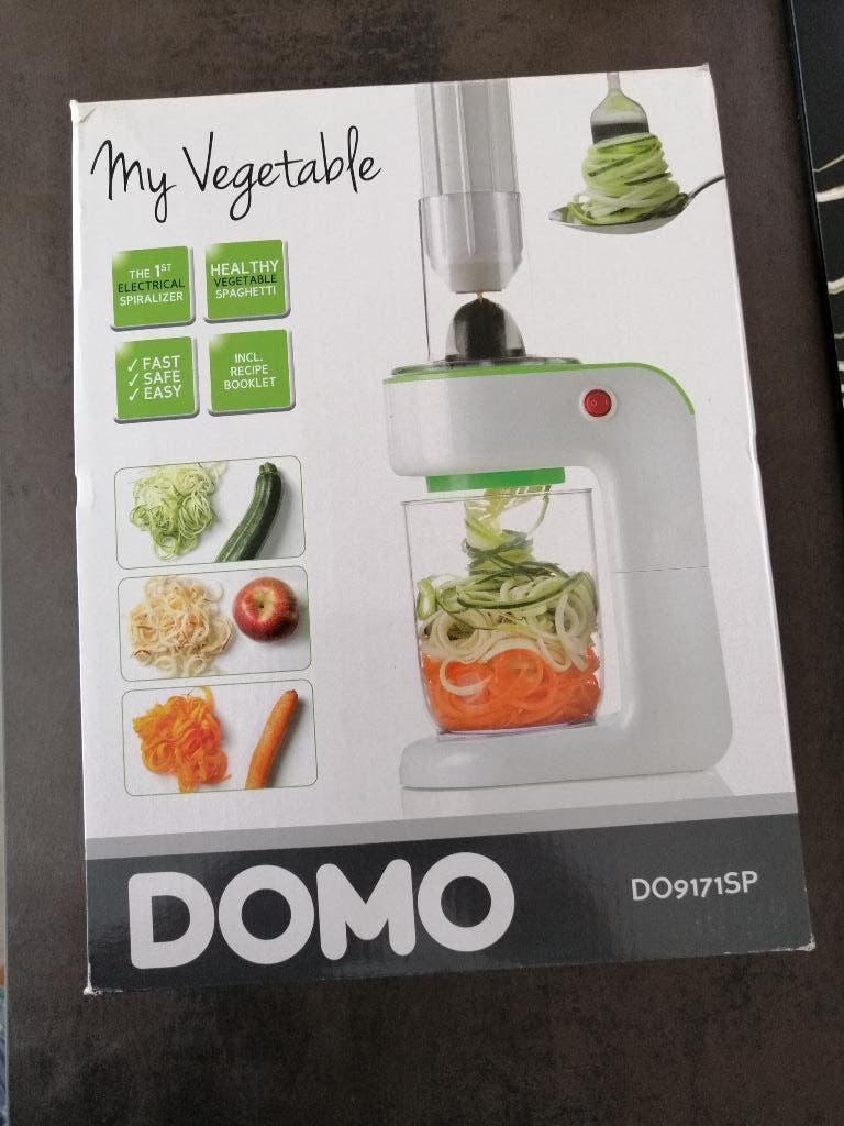 Domo Electr. Groentenspiraal snijder, Ophalen, Groen, Kunststof, Nieuw
