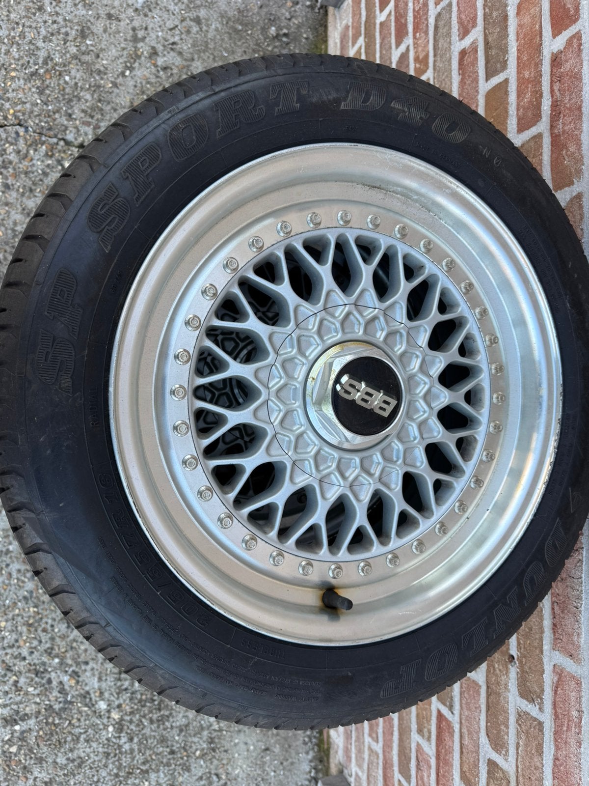 Originele BBS RS 008 – 16” Mercedes – klassieker /youngtimer, Ophalen, Gebruikt, 16 inch, Banden en Velgen