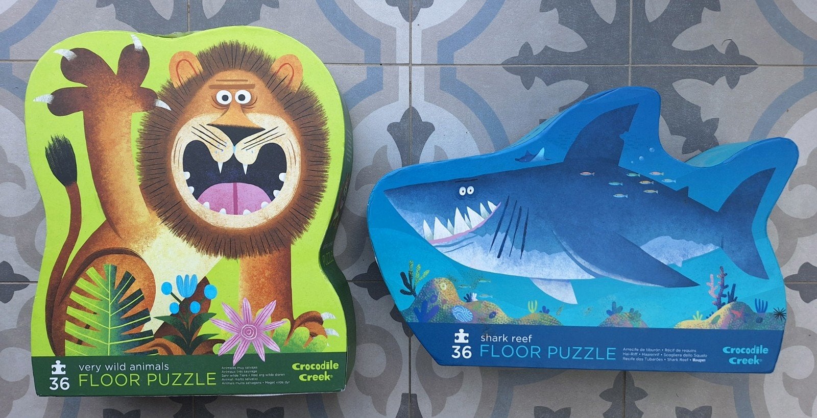 2 grote floor puzzels 3+ jaar, Kinderen en Baby's, Speelgoed | Buiten | Opblaasfiguren, Ophalen of Verzenden