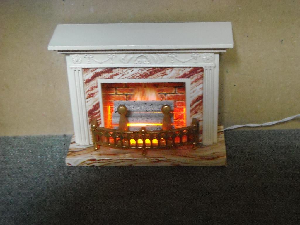 Lundby open haard met verlichting, Enlèvement ou Envoi, Utilisé