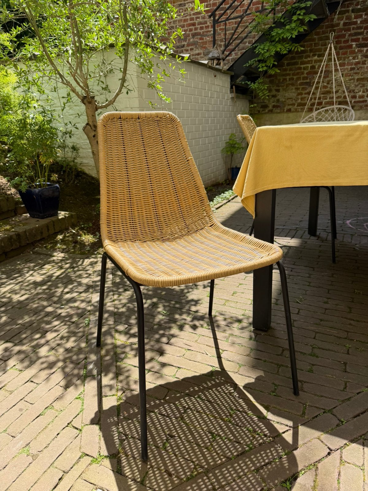 8 tuinstoelen, Tuin en Terras, Ophalen, Zo goed als nieuw, Kunststof