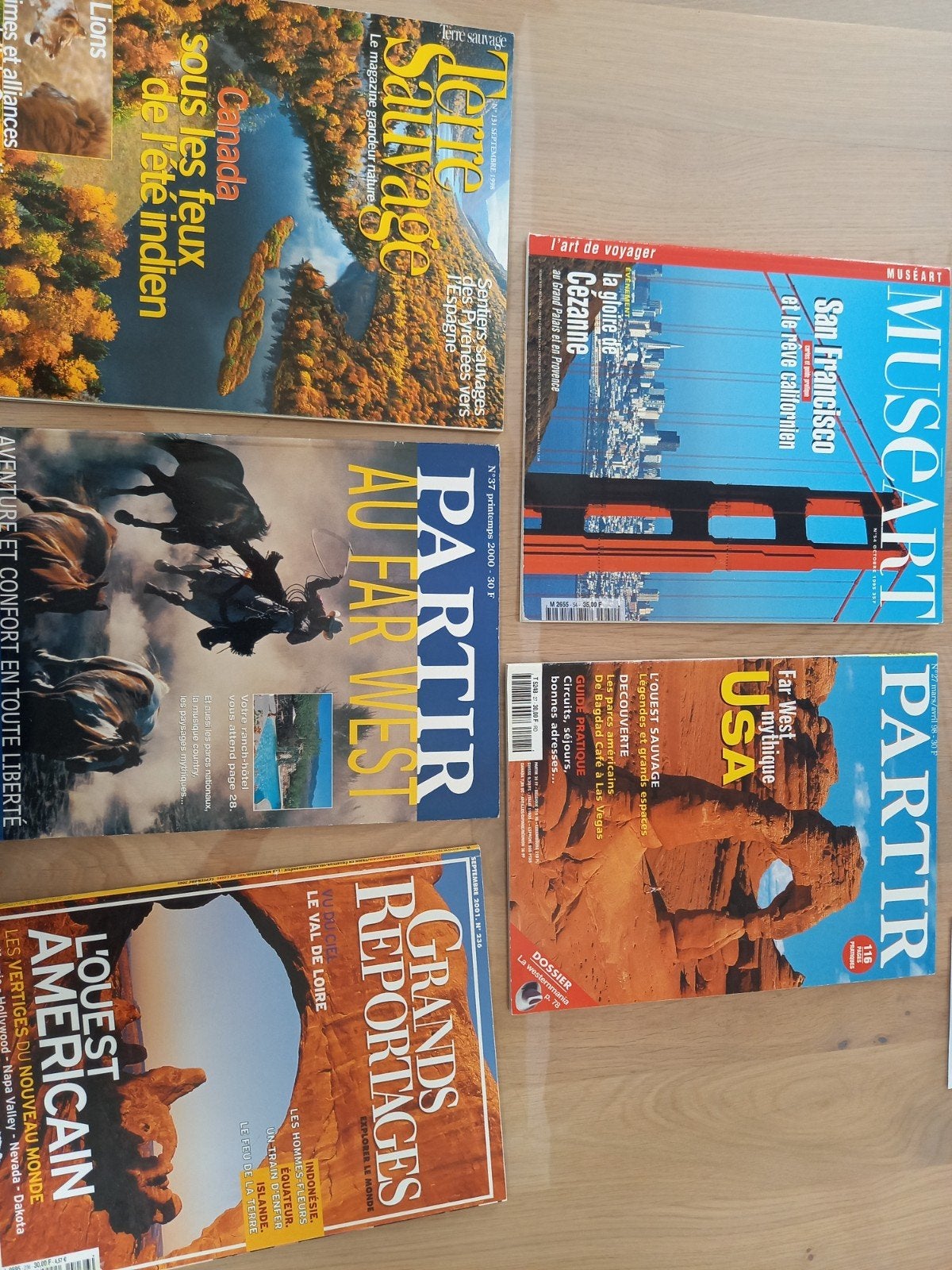 lot 5 magasines usa-canada, Enlèvement, Utilisé, Science et Nature
