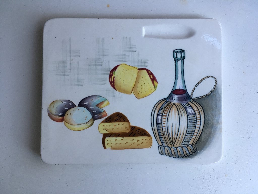 Kaasplank in porselein, Maison & Meubles, Enlèvement ou Envoi, Comme neuf, Porcelaine, Assiettes(s)