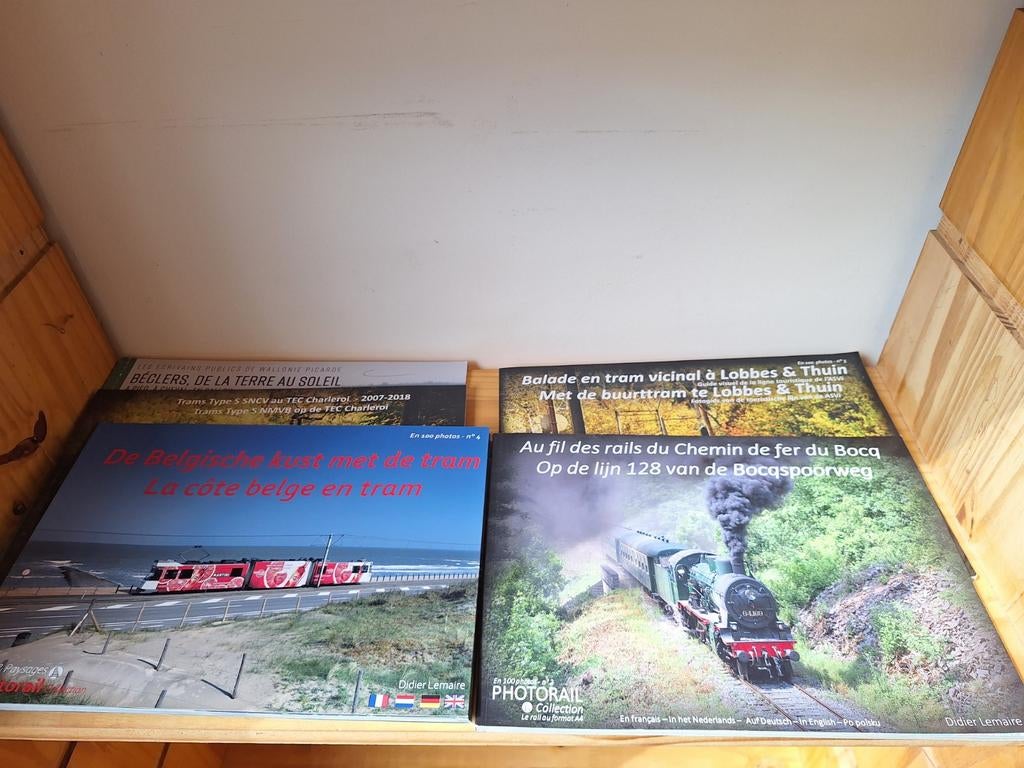 5 livres Photorail, Boeken, Prentenboeken en Plaatjesalbums, Gelezen, Photorail