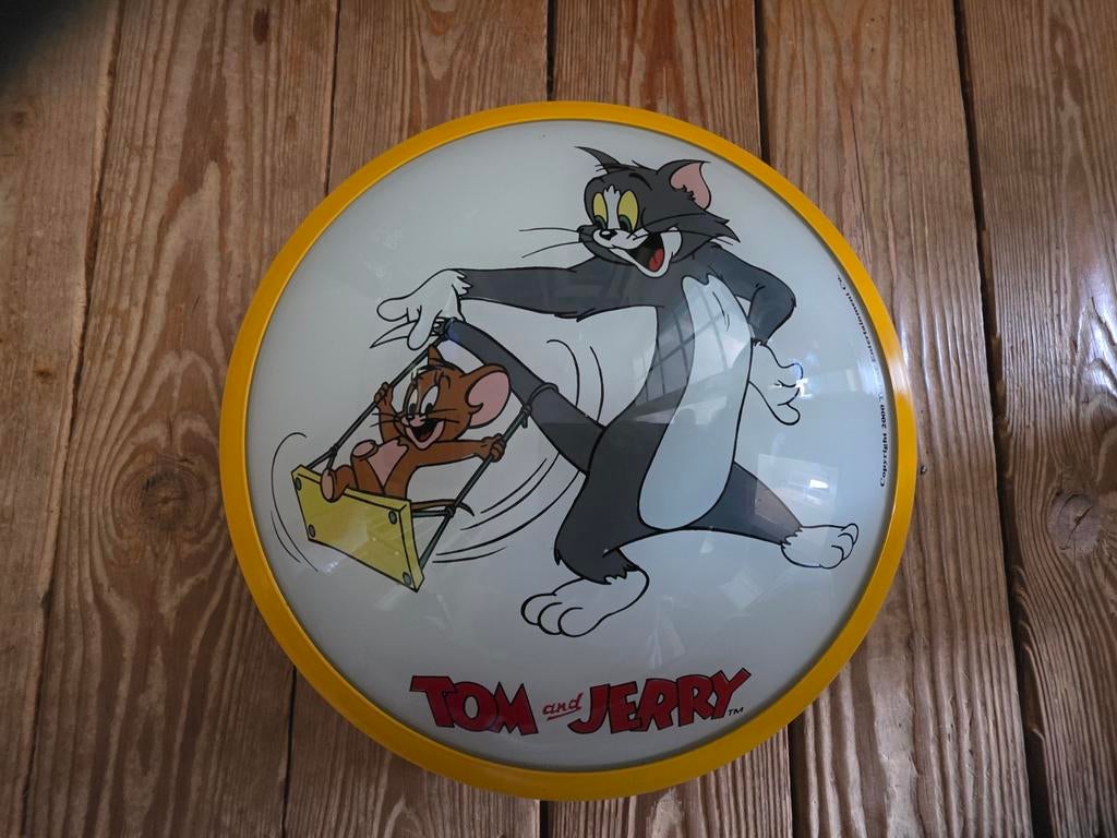 Tom and Jerry vintage plafondlamp. van het merk dat vertegen