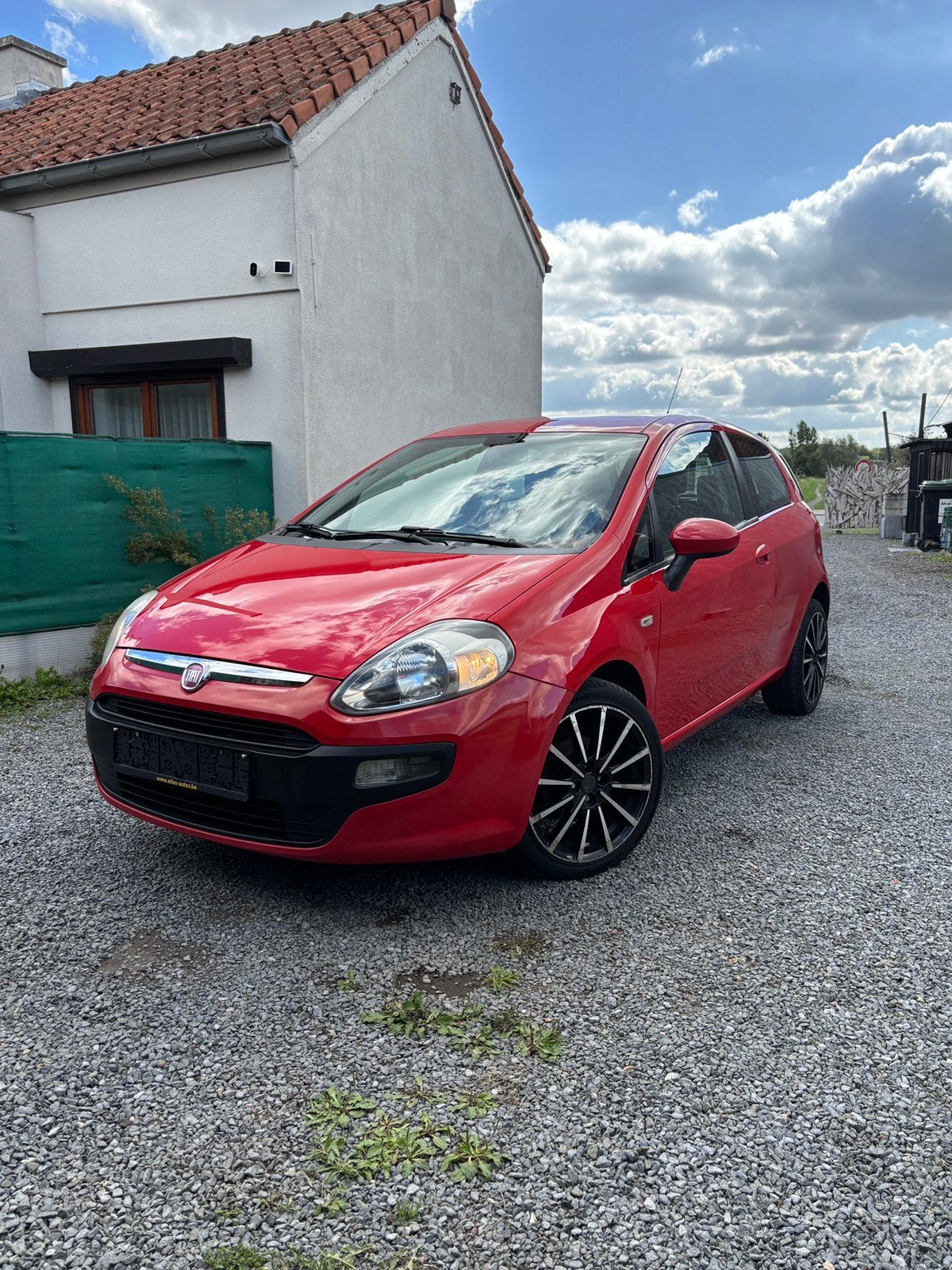 Fiat Punto Evo 1.2 Benzine – 2012 – 170.000 km - Airco, Autos, Euro 5, Achat, Entreprise, Noir