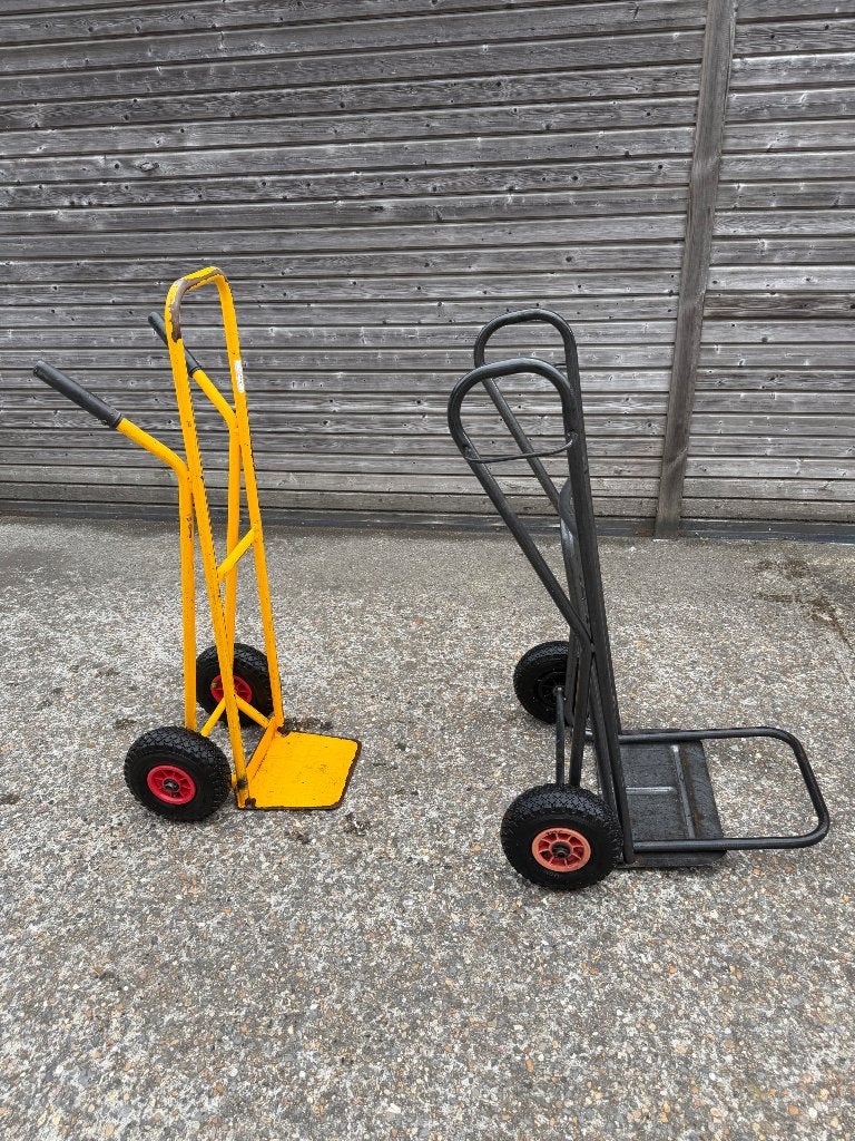 2 Steekwagentjes, 100 liter of meer, Ophalen, Gebruikt, Steekwagen