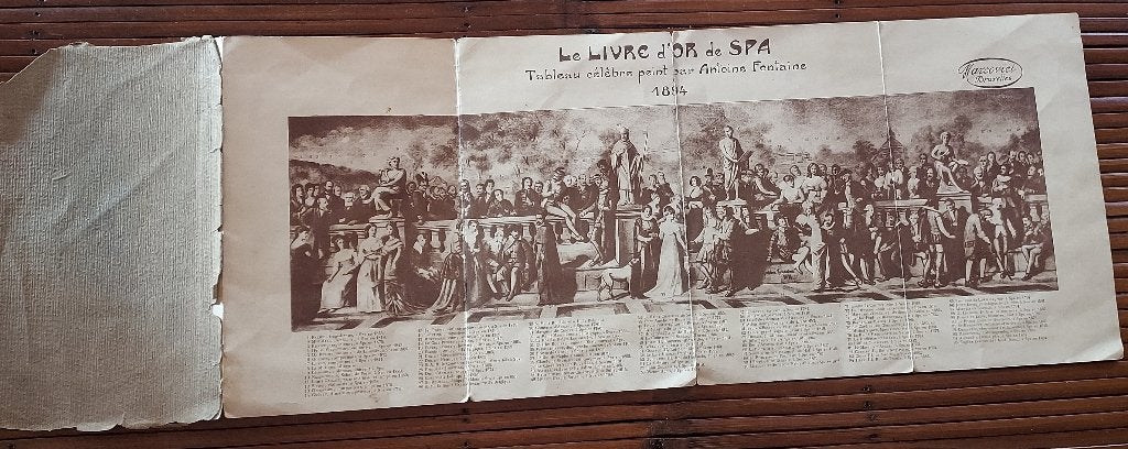 Reproduction "Le livre d'or de Spa" 1894, Antiquités & Art, Curiosités & Brocante, Enlèvement ou Envoi