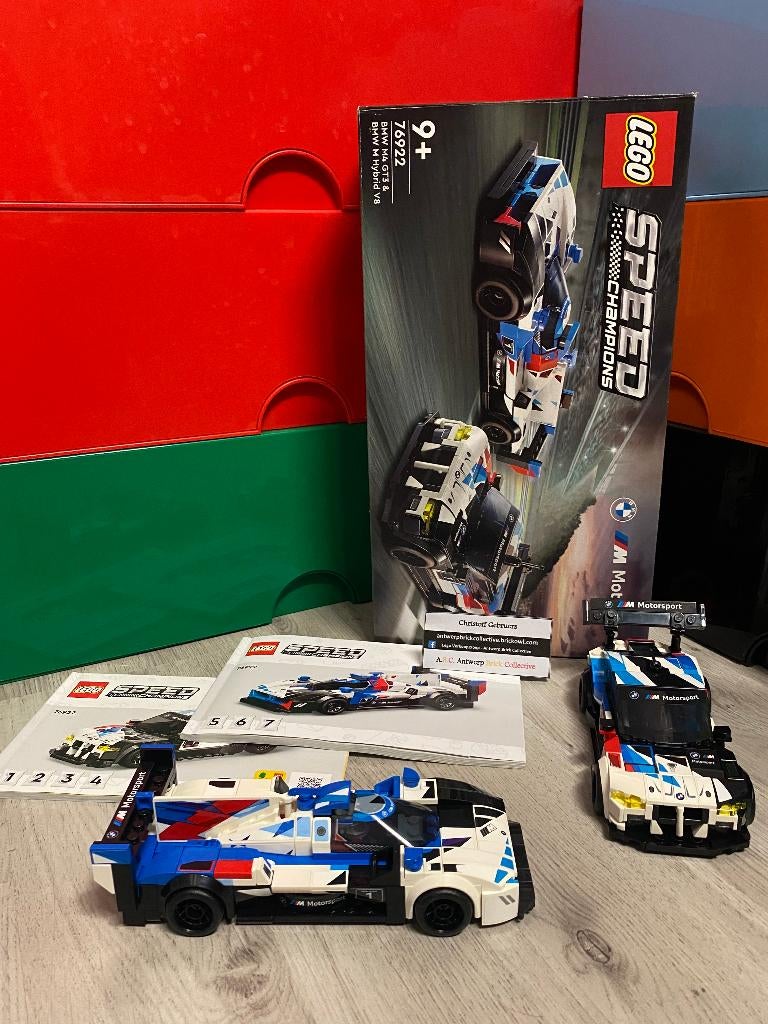 Lego Speed Champions - 76922 - BMW M4 GT3+BMW Hybrid V8, Ophalen, Lego, Speed Champions, Zo goed als nieuw