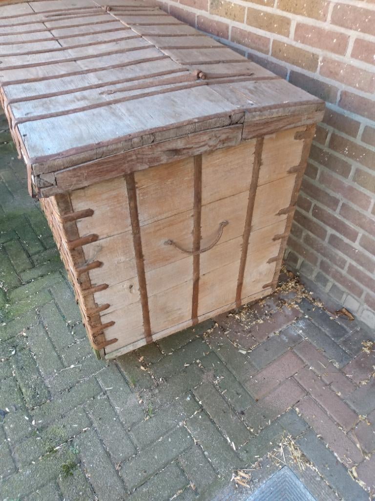 Oude scheepskoffer, Antiek en Kunst, Ophalen