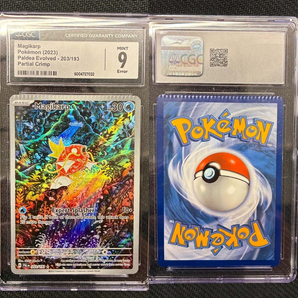 Paldea magikarp 203 - crimp error, Ophalen of Verzenden