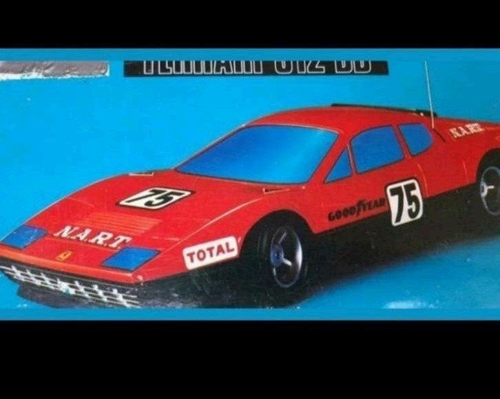 Ferrari 512 avec télécommande, années 1980, état de fonction, Enlèvement ou Envoi