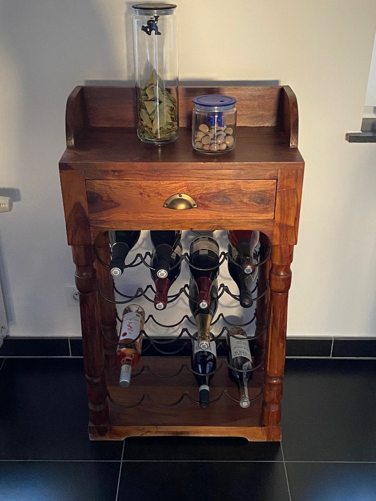 Casier à vin, Maison & Meubles, 75 cm ou plus, Comme neuf, Enlèvement, Bois