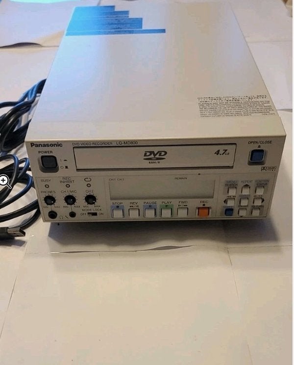 Panasonic LQ-MD800P DVD Video Recorder (3D combfilter), Audio, Tv en Foto, DVD spelers, Ophalen of Verzenden, Gebruikt, Dvd-recorder