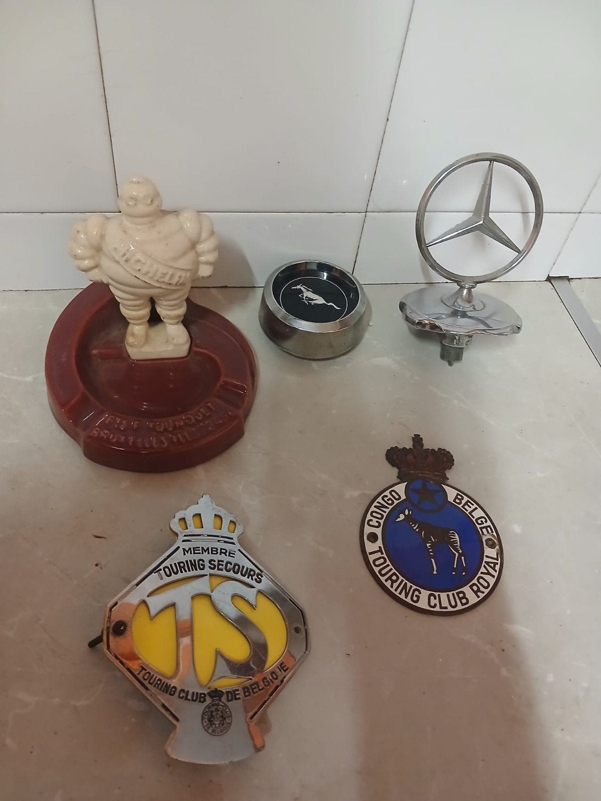 Lot deco garage oldtimer voorouderauto, Ophalen