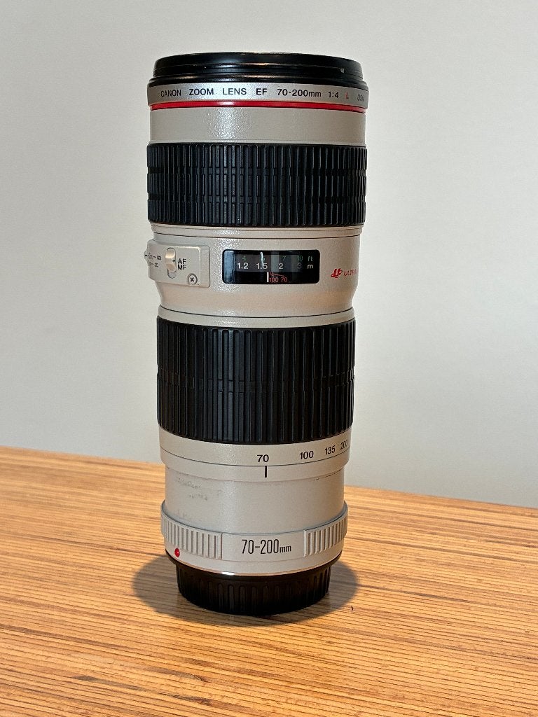 Canon EF 70-200 f/4 L USM, Audio, Tv en Foto, Foto | Lenzen en Objectieven, Ophalen, Gebruikt, Canon, Autofocus