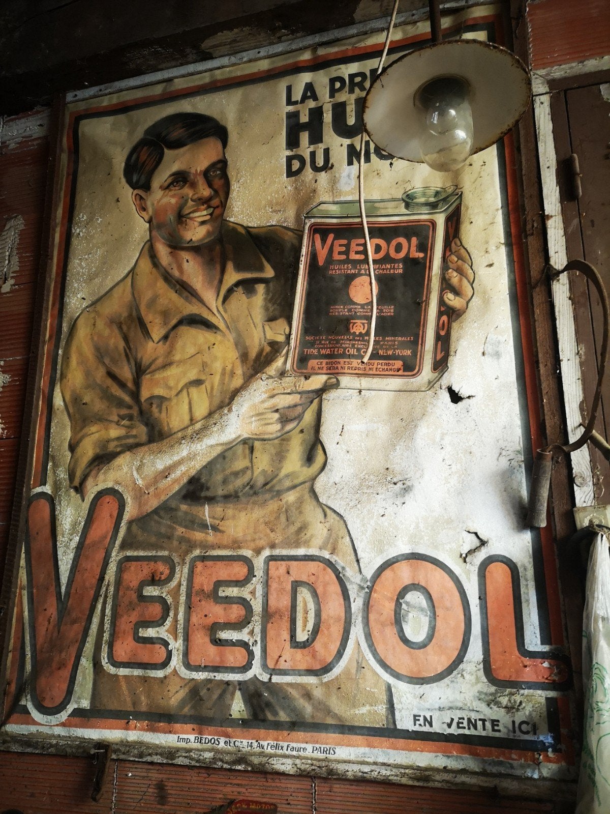 Affiche Veedol, Collections, Enlèvement