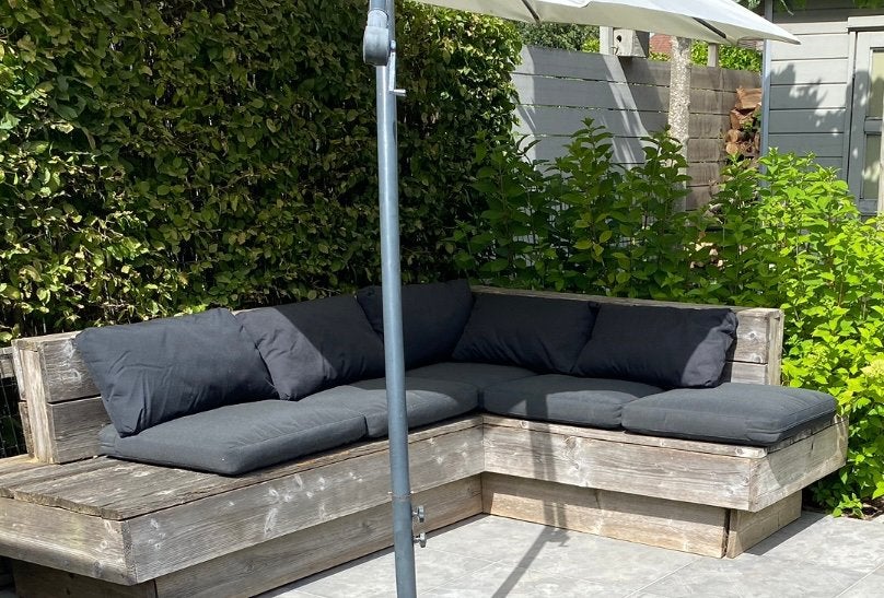 Kussens voor op lounge, Tuin en Terras, Ophalen, Zo goed als nieuw