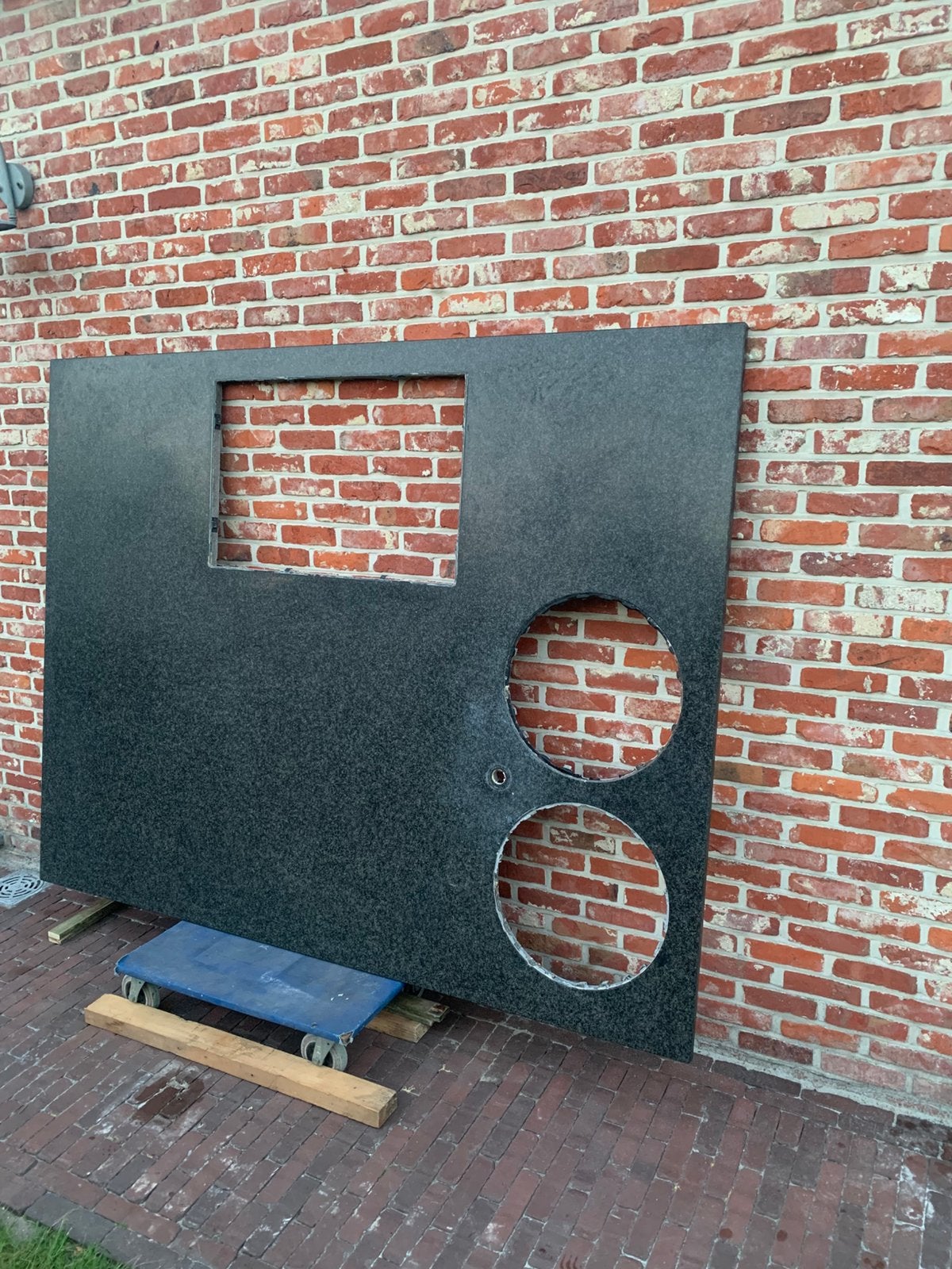Keukenblad graniet, Doe-het-zelf en Bouw, Metselstenen, Zo goed als nieuw, Ophalen