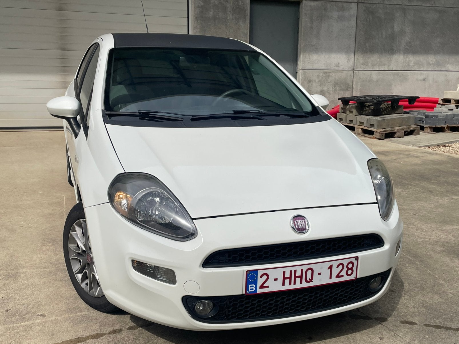 Fiat punto 1.2i/Sport/Airco/Euro5/2012/219Dkm, Auto's, Stof, Wit, 5 deurs, Particulier