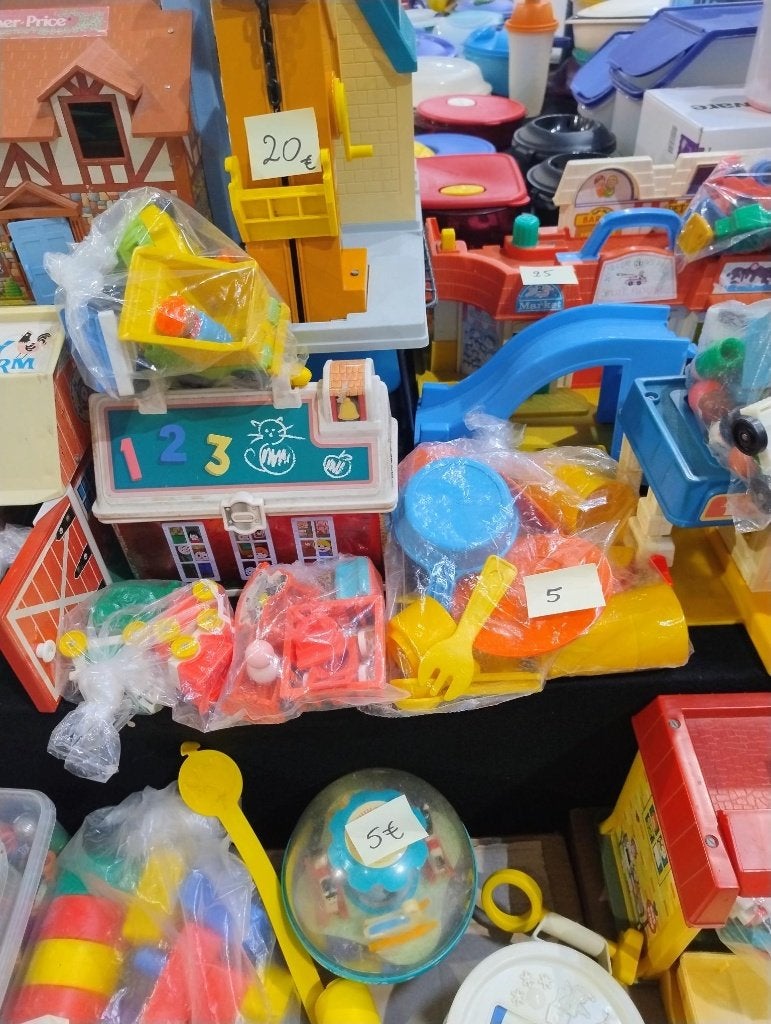 Fisher Price Vintage groot lot, Ophalen, Gebruikt, Speelset, Met geluid