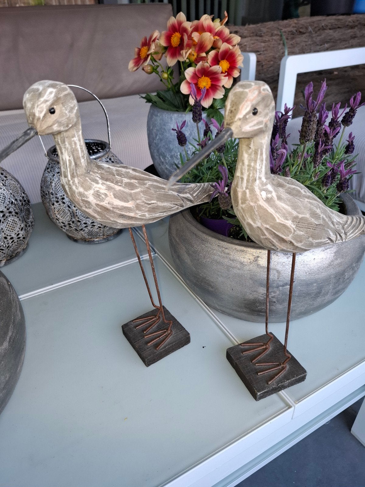 Houten vogels te koop!, Ophalen, Zo goed als nieuw, Hout