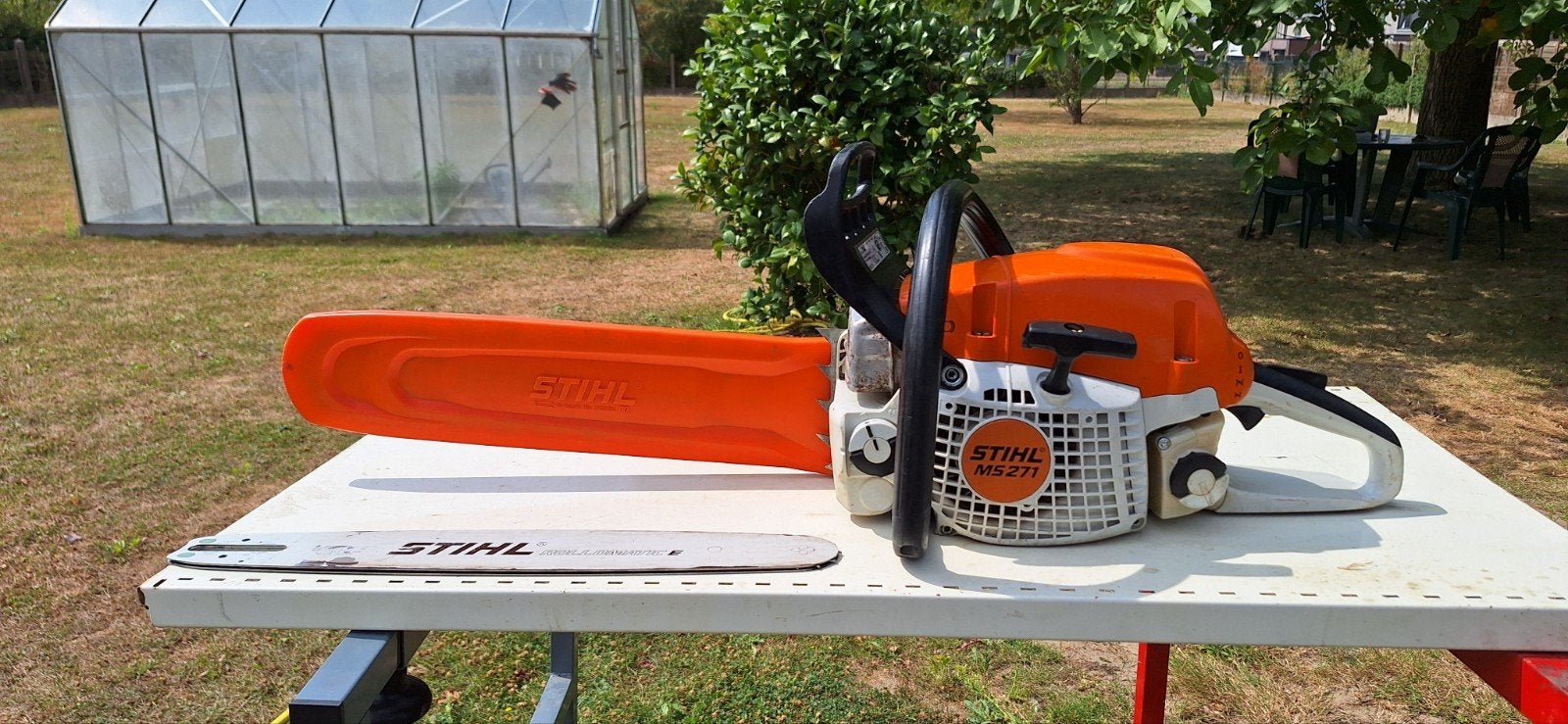 tronconneuse a essence sthil ms 271c, Jardin & Terrasse