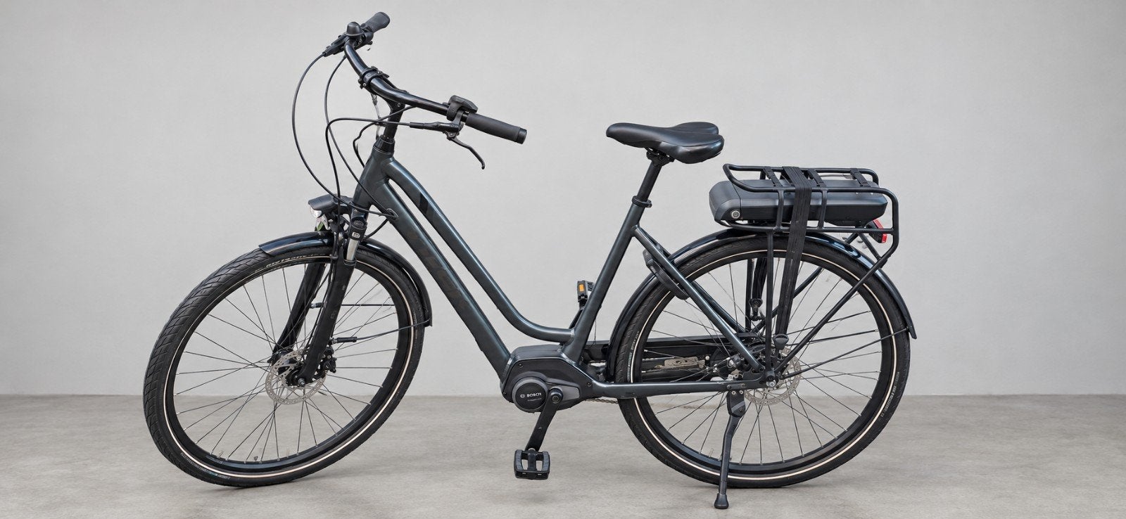 Trek District+ 1 elektrische fiets Bosch 500Wh – maat L, Enlèvement, Utilisé, 50 km par batterie ou plus, Autres marques