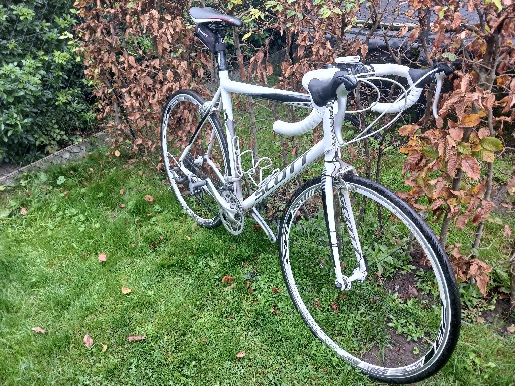 Scott racefiets large 56cm 1m76cm - 1m87cm, 28 inch, Velgrem, Aluminium, Zo goed als nieuw