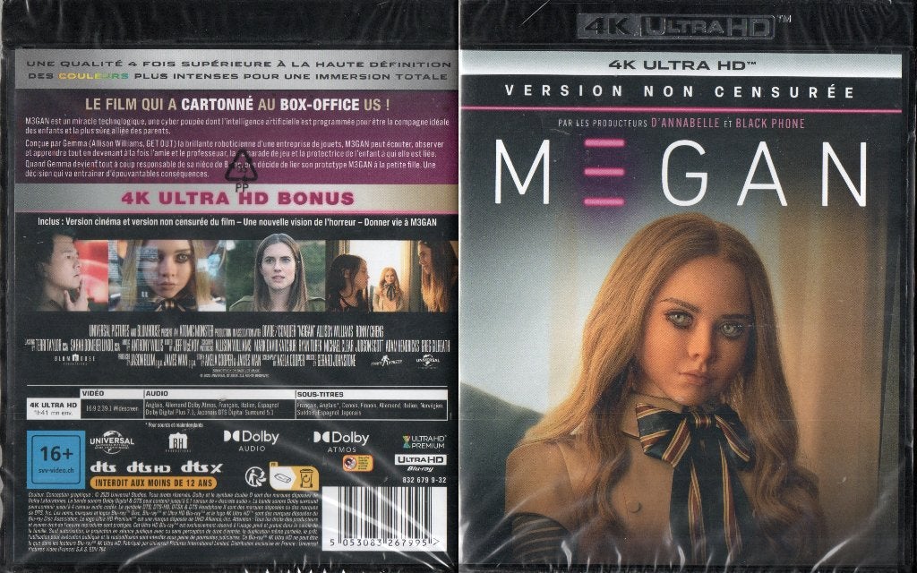 megan (don‘t meet m3gan)  (4k ultra-hd + blu-ray) neuf, CD & DVD, Allemand, Enlèvement ou Envoi, Horreur, Film