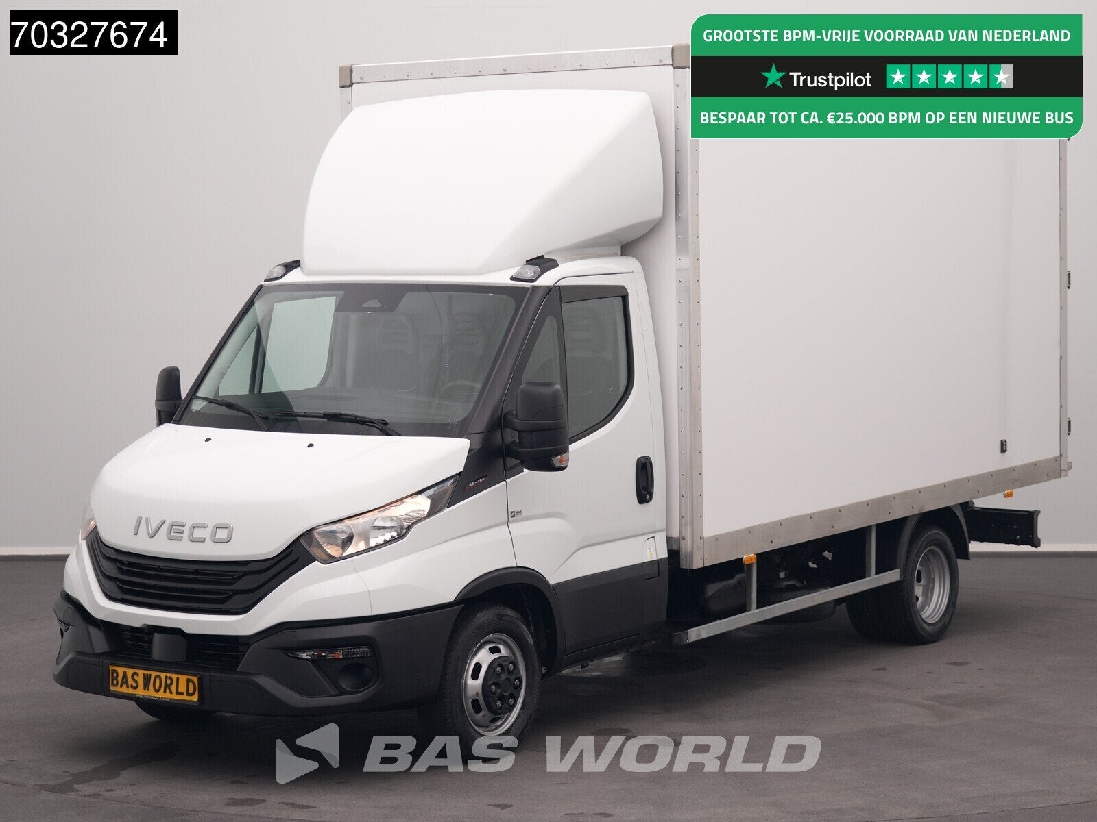 Iveco Daily 35C16 3.0L NEW MODEL Achterdeuren Dubbellucht Ba, Stof, Gebruikt, Euro 6, 4 cilinders