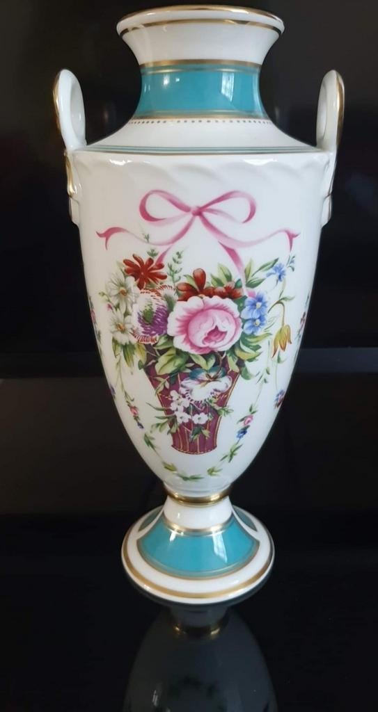 Minton Rose Basket van Minton's England., Antiek en Kunst, Antiek | Vazen, Verzenden