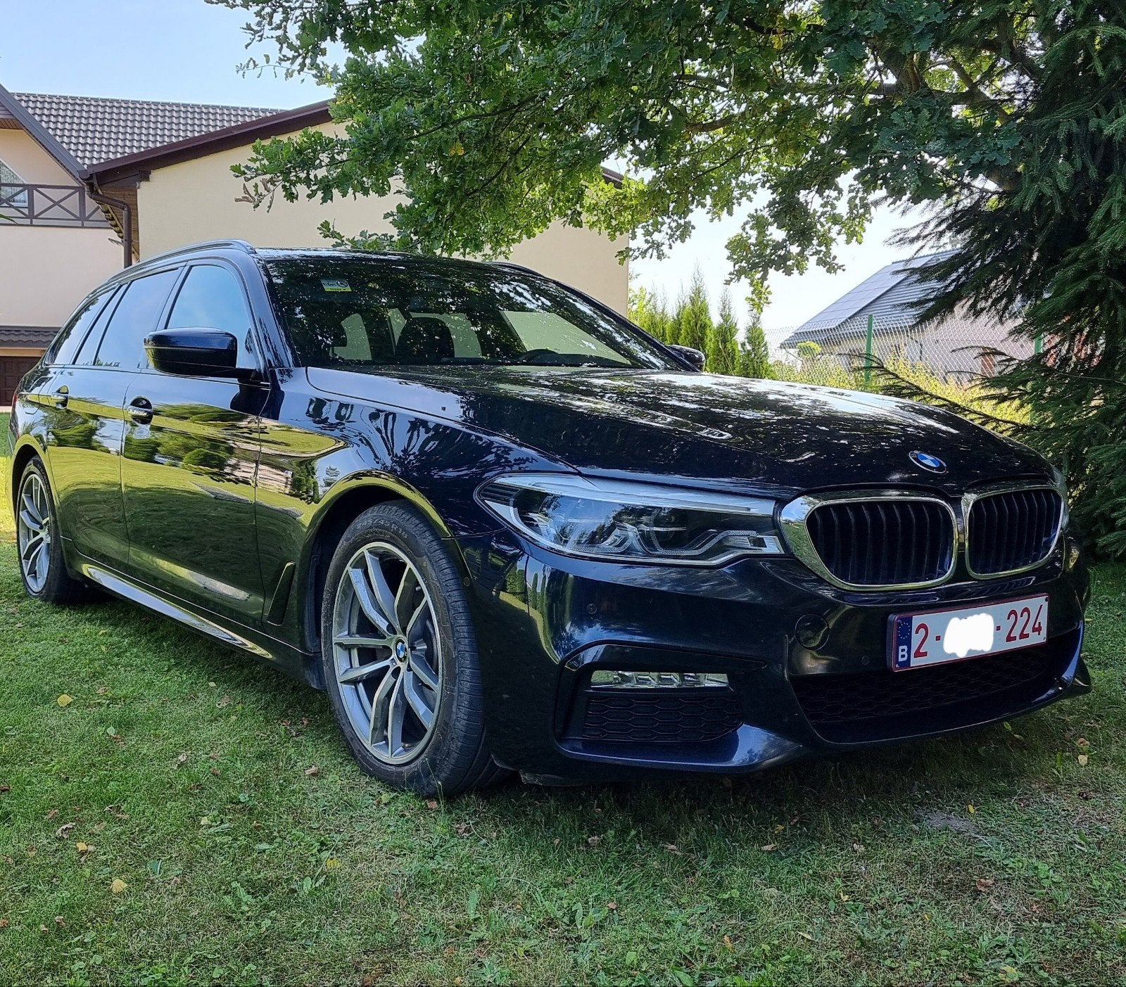 BMW 520D Touring G31 2017, Autos, Cuir, Euro 6, Entreprise, Noir