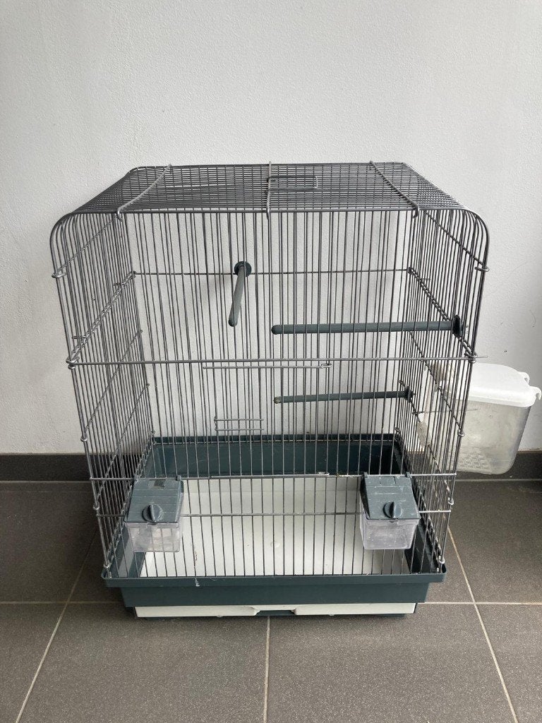 Vogelkooi, Animaux & Accessoires, Oiseaux | Cages & Volières, Enlèvement, Utilisé, Aluminium, Cage à oiseaux