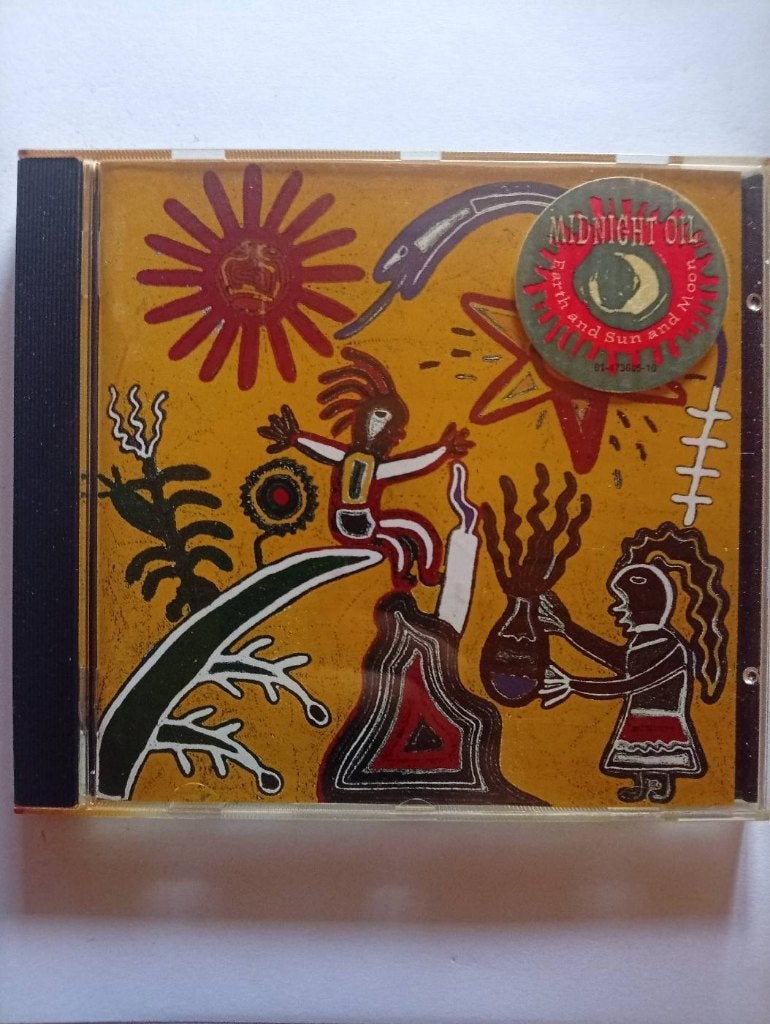 Midnight Oil - Earth And Sun And Moon, Ophalen of Verzenden, Gebruikt