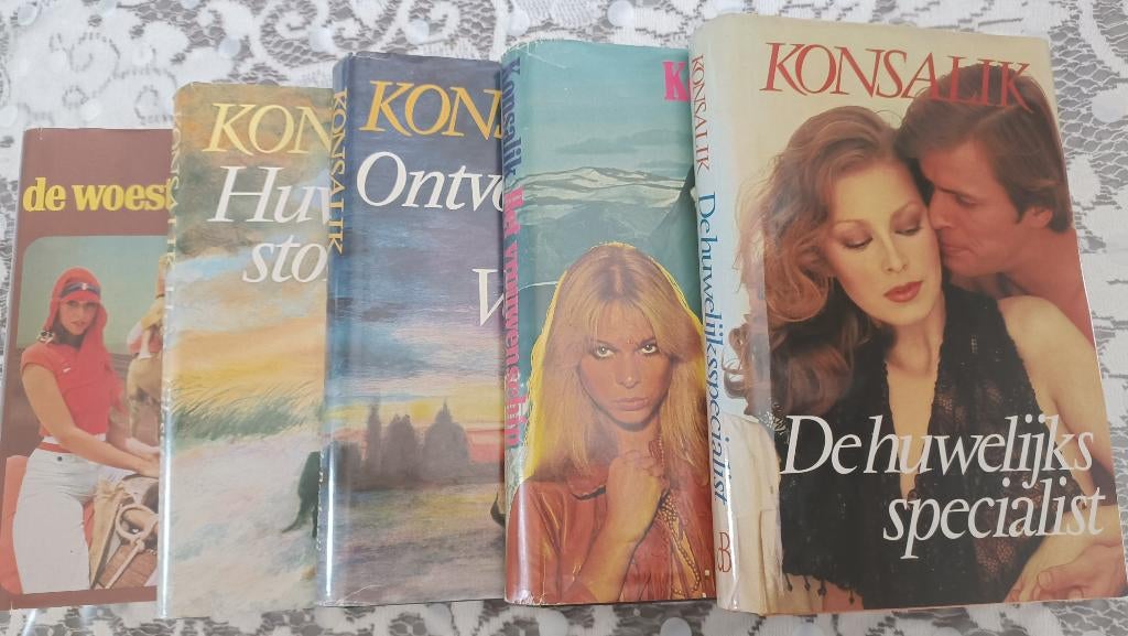 5 boeken van Konsalik, Boeken, Ophalen, België, Heinz G. Konsalik, Zo goed als nieuw