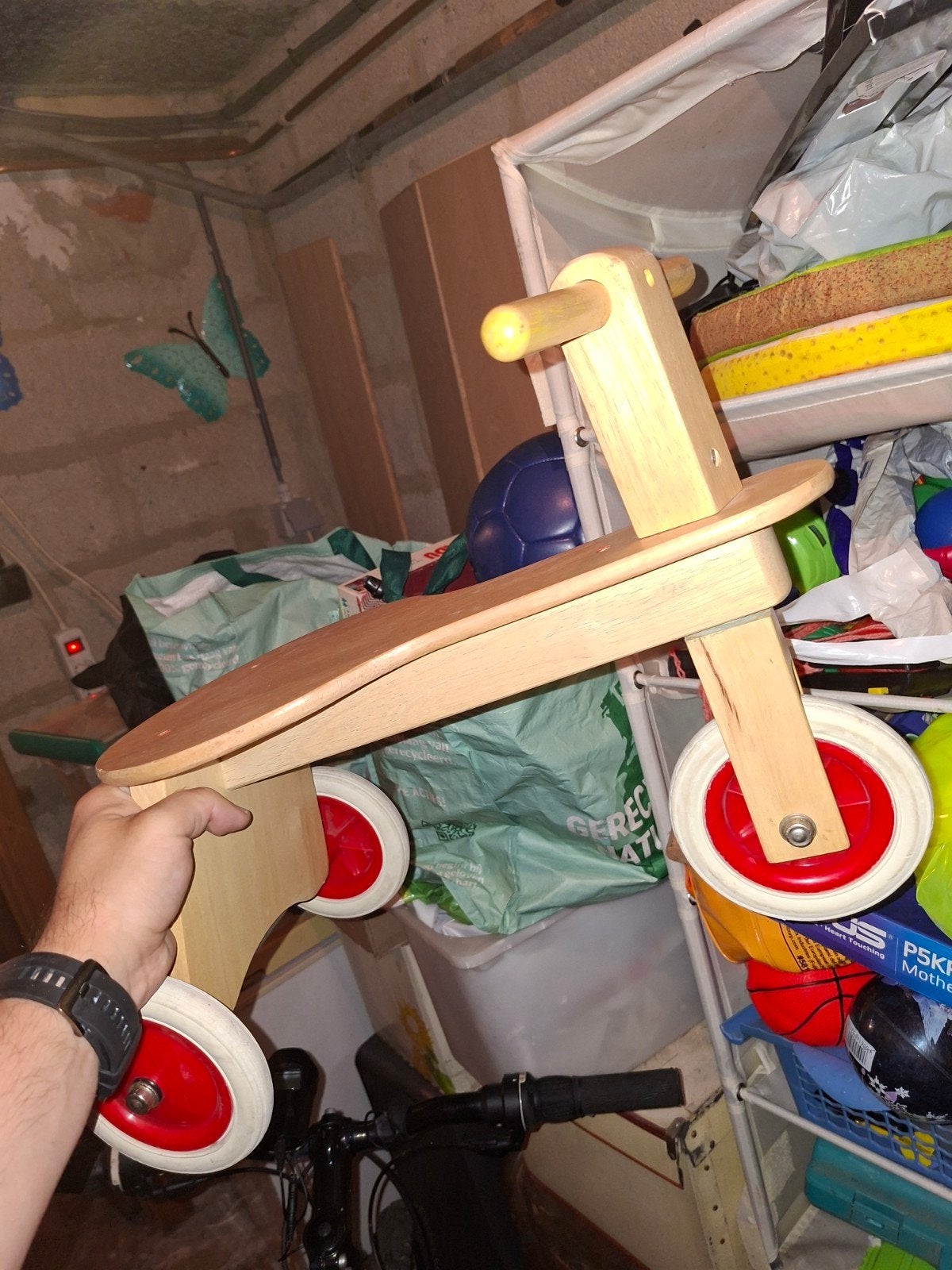 Velo en bois enfant