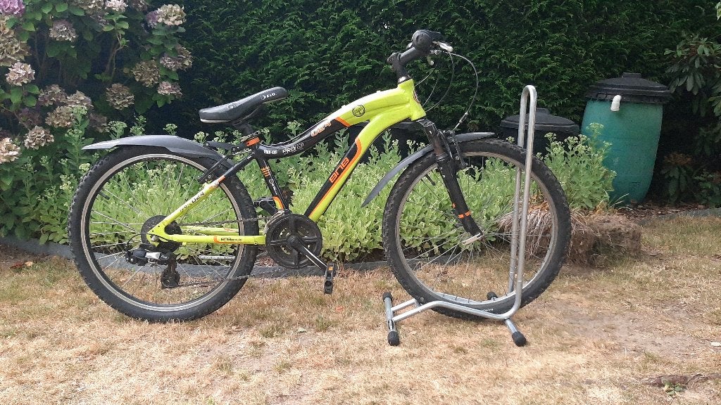 MTB kinderfiets - BNB Pro 024, Ophalen, 20 inch of meer, Gebruikt, Velgrem