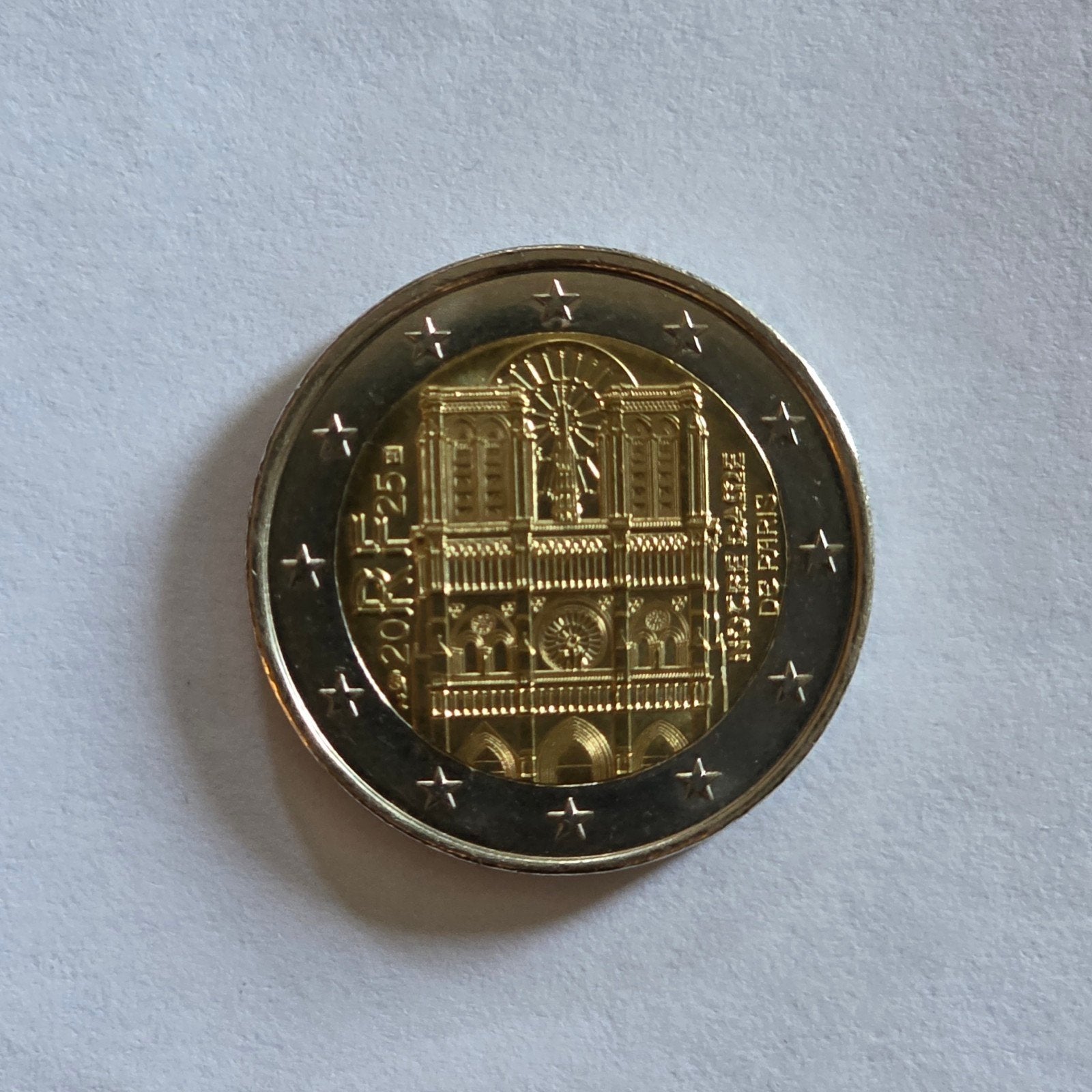 Piece comémorative Notre Dame de Paris, Enlèvement ou Envoi, France